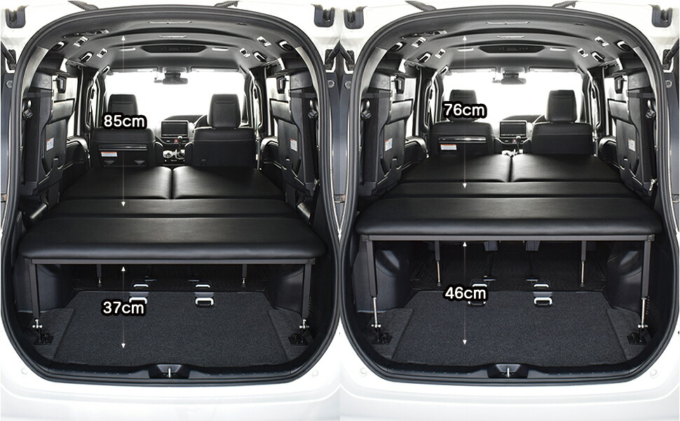 楽天市場】エスクァイア 80系 7人乗り車専用 ベッドキットレザータイプ