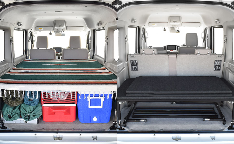 楽天市場】エブリィ ワゴン ベッドキットパンチカーペット type高さ