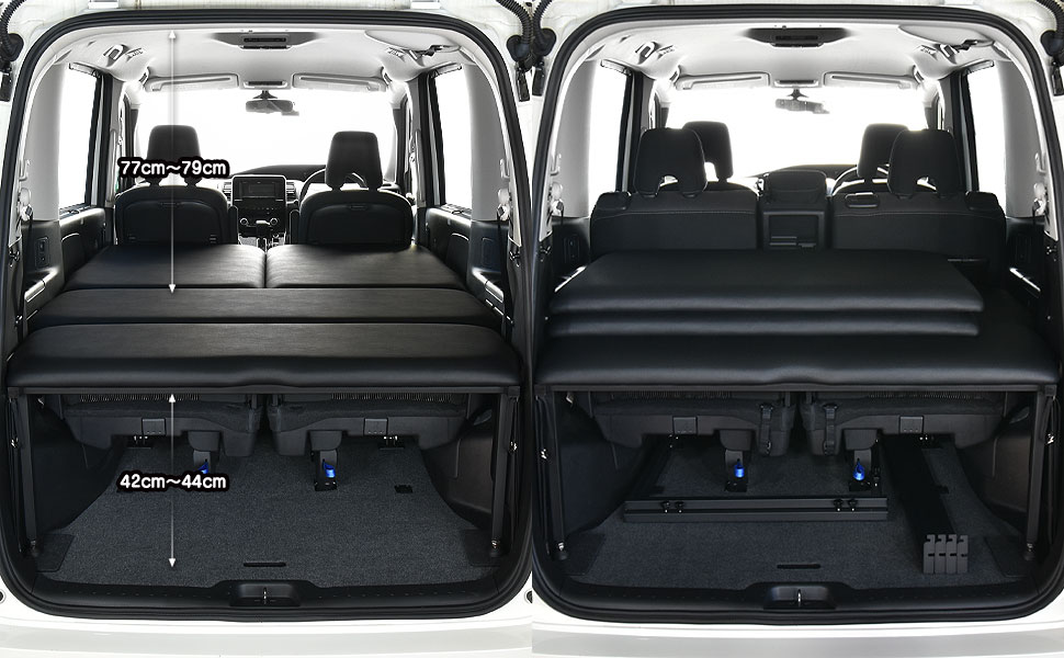 楽天市場】日産 セレナ C27専用 ベッドキット レザータイプ/クッション