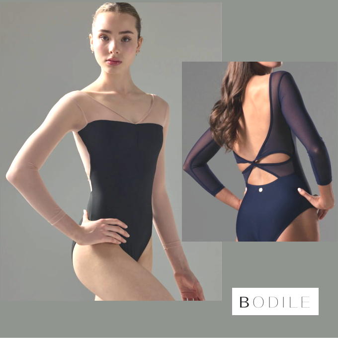 楽天市場】【BODILE ボディール 】SASHA 長袖 バレエ レオタード 大人