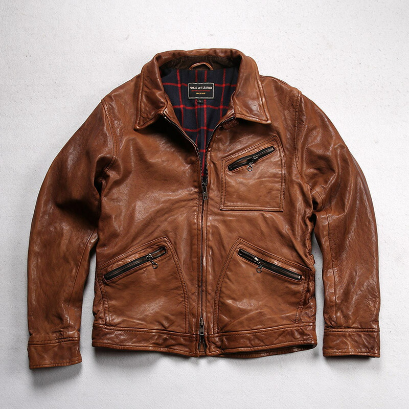 楽天市場】秋冬 上品 アメカジ復刻 ジャケット メンズ バイク