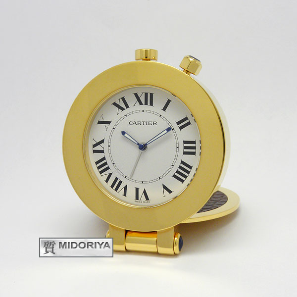 楽天市場】【緑屋質屋】カルティエ クラシック ソロ 置時計 アラーム