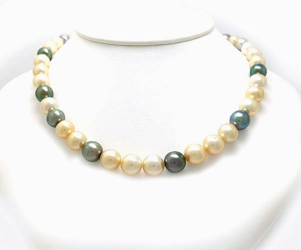 楽天市場】【緑屋質屋】田崎(タサキ・TASAKI) マルチパールネックレス