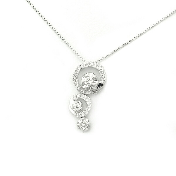 楽天市場】【緑屋質屋】ヴァンドーム青山 ダイヤモンド ネックレス