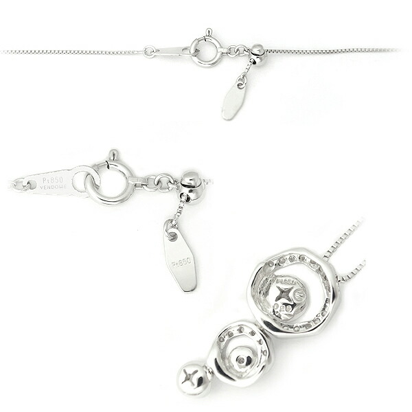 楽天市場】【緑屋質屋】ヴァンドーム青山 ダイヤモンド ネックレス