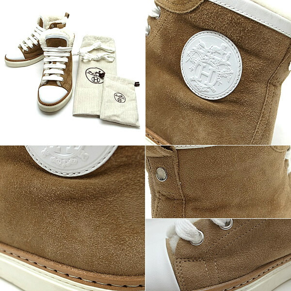 楽天市場】【緑屋質屋】エルメス ハイカット スニーカー ジミー