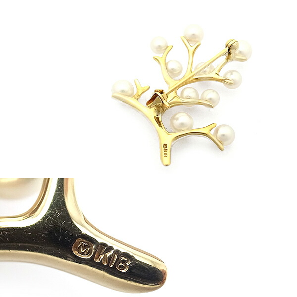 楽天市場】【緑屋質屋】ミキモト 幸福の木「Kofuku no ki」ブローチ PB