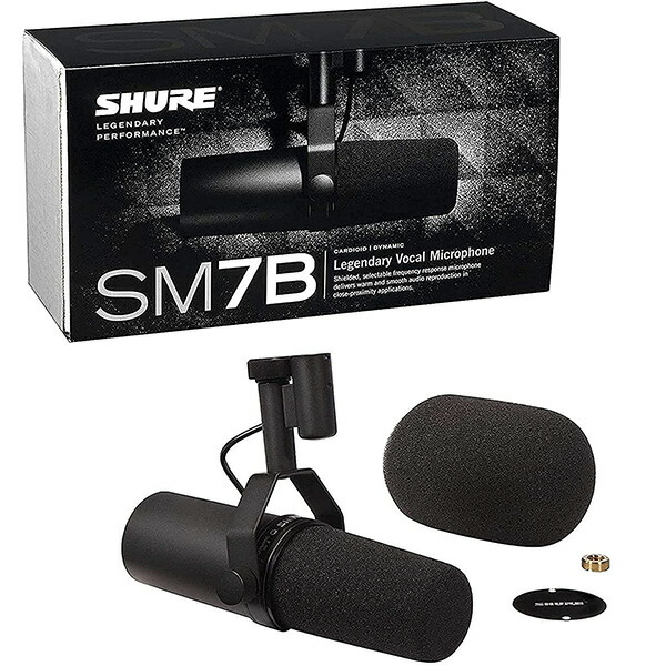 楽天市場】SHURE カーディオイド型 ダイナミック マイク SM7B《国内