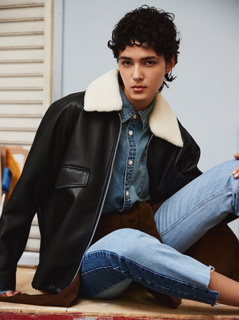 楽天市場】【SALE／30%OFF】ステンカラーフェイクレザーブルゾン Mila