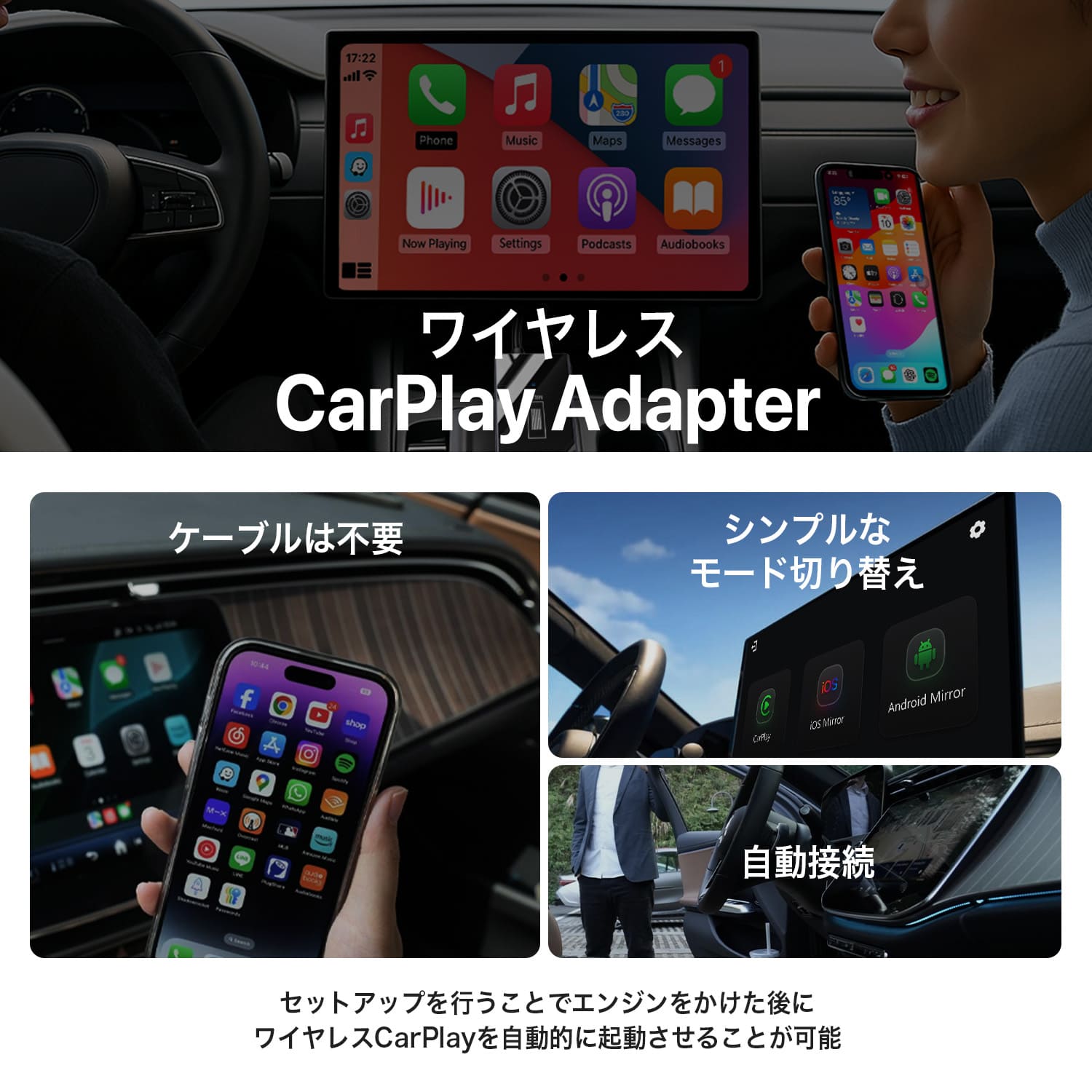 楽天市場】MILEL MM1 スマートフォンをカーナビにミラーリングすること