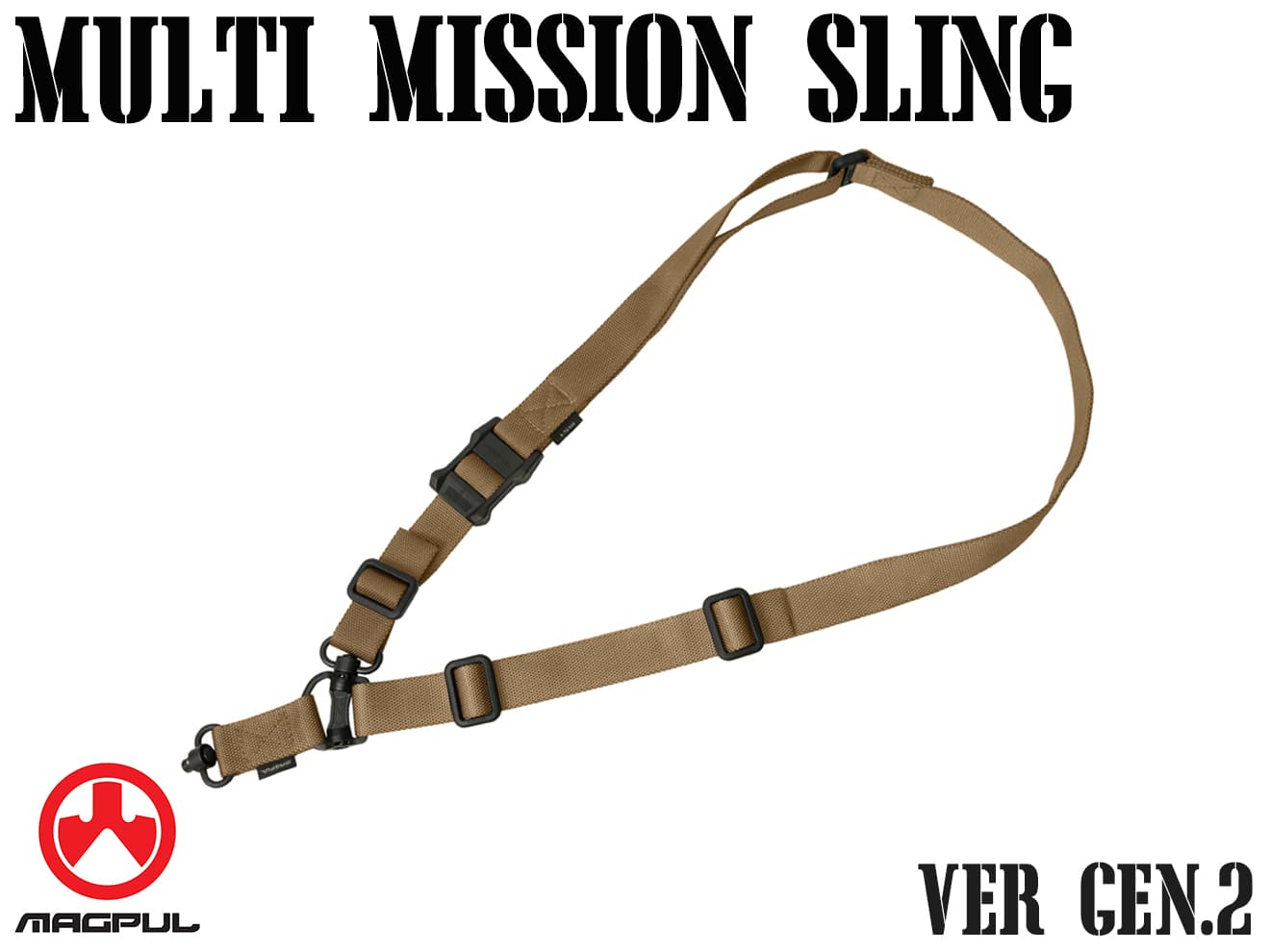 楽天市場】【正規品】MAGPUL MS4 デュアル QD GEN.2 スリング コヨーテ
