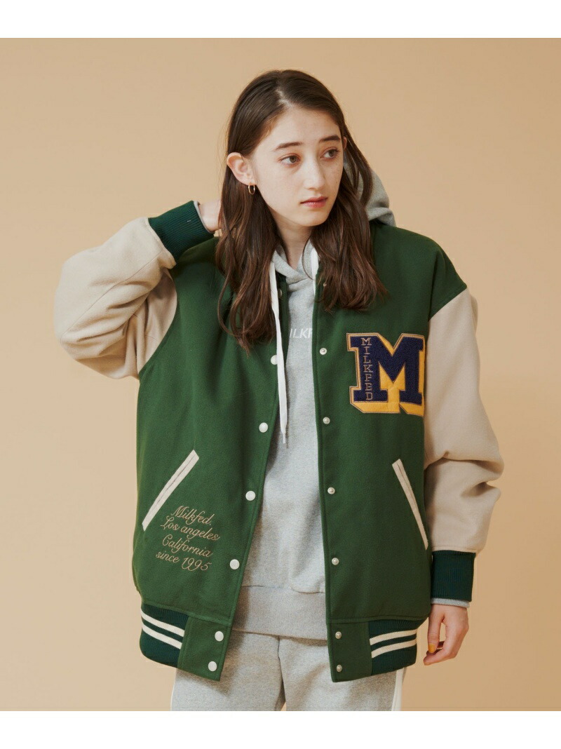 楽天市場】VARSITY JACKET MILKFED. ミルクフェド ジャケット