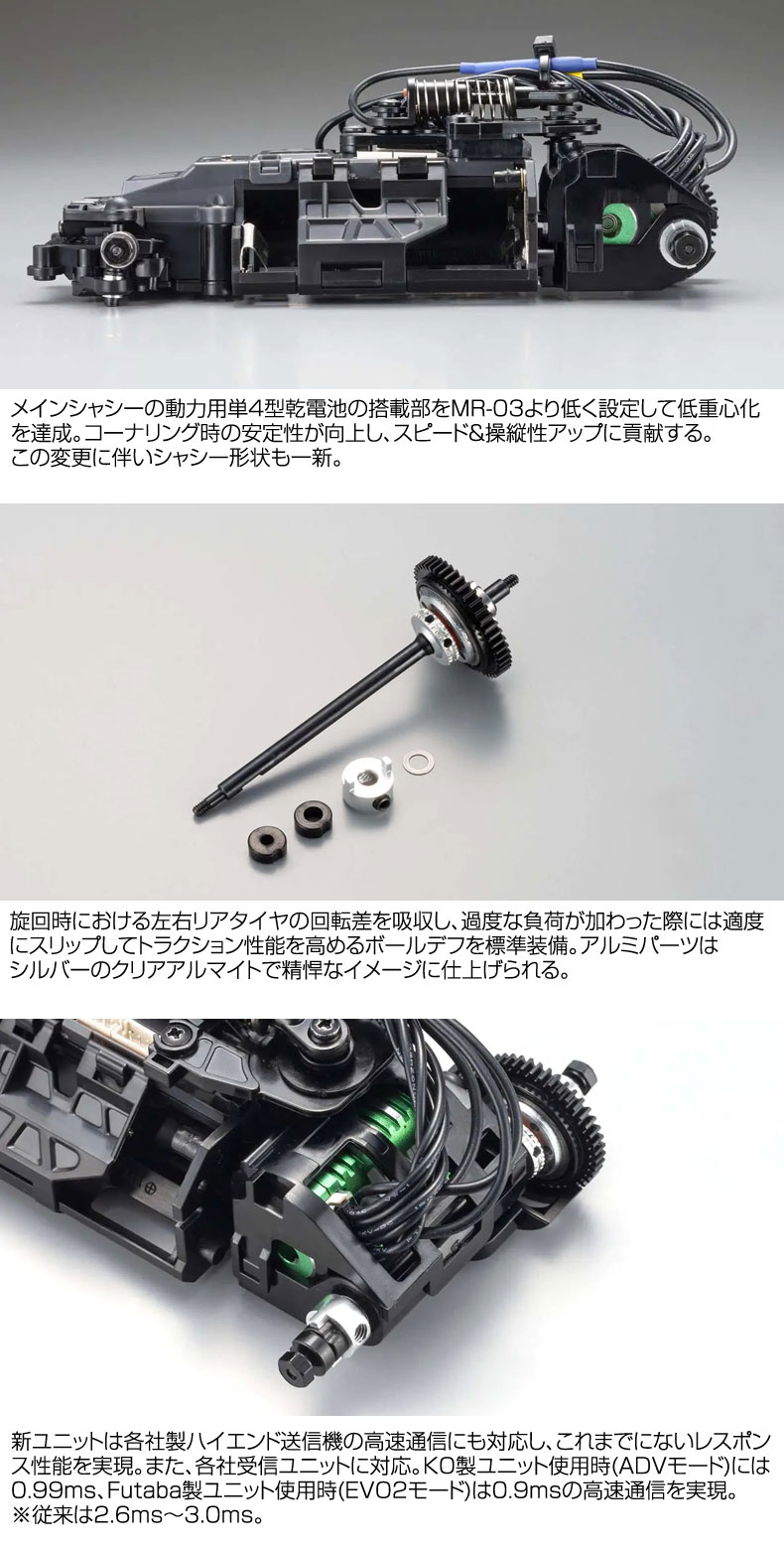 楽天市場】京商創立60周年記念 ミニッツレーサー MR-04EVO2 シャシー