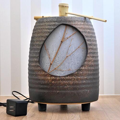 楽天市場】湧き水つくばい 信楽焼き庭園灯 日本庭園 つくばい 電動