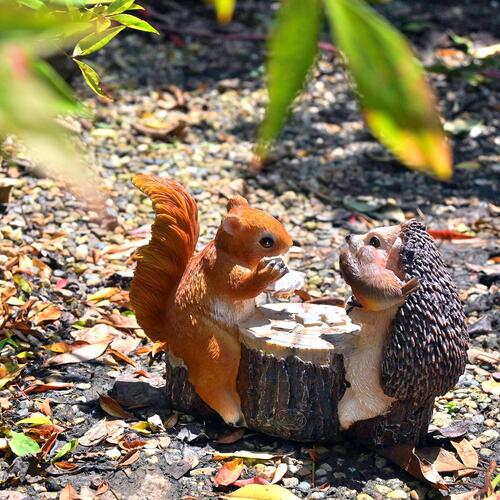 北欧ヴィンテージ【珍】優しいお色味のトムテたち（リス/ウサギ