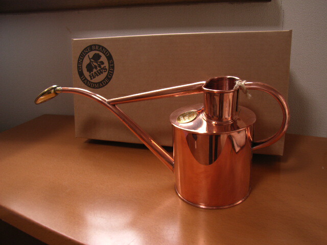 楽天市場】根岸産業 銅製 英国型如雨露 4号 (斜口2種付き) 約4L 英国式