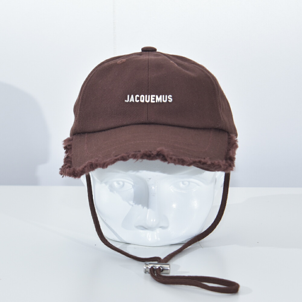楽天市場】JACQUEMUS 帽子 キャップ 紐付 メンズ フリンジ ジャック
