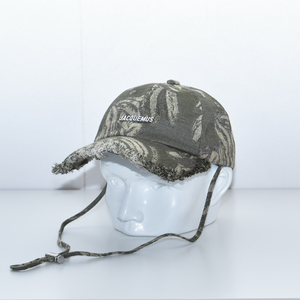 楽天市場】JACQUEMUS 帽子 キャップ 紐付 メンズ フリンジ ジャック