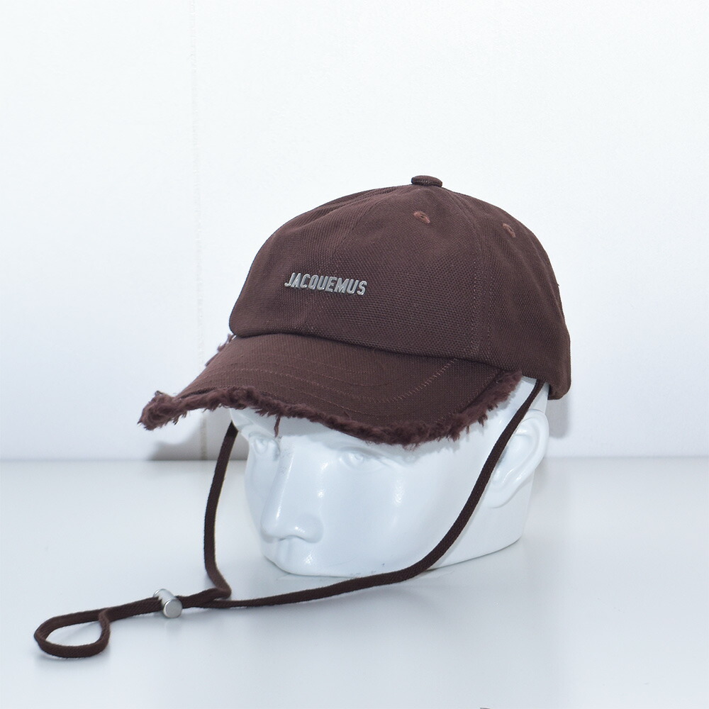 楽天市場】JACQUEMUS 帽子 キャップ 紐付 メンズ フリンジ ジャック