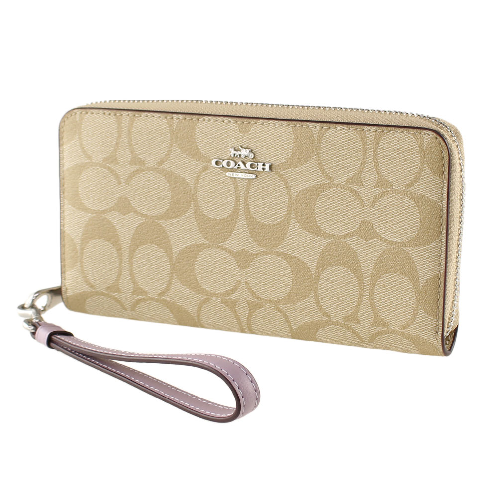 楽天市場】コーチ 長財布 ラウンドファスナー ジップ シグネチャー