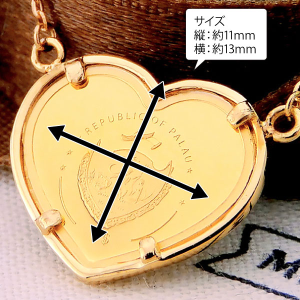 楽天市場】純金 0.5g キューピッド cupid ハート コイン 金貨