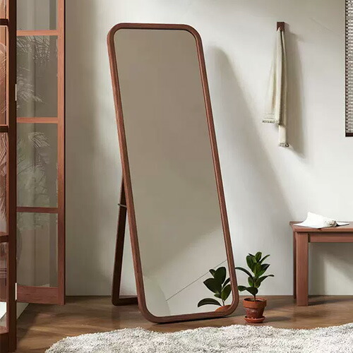 楽天市場】全身鏡 スタンドミラー 割れない 165cm 姿見鏡 全身 木製