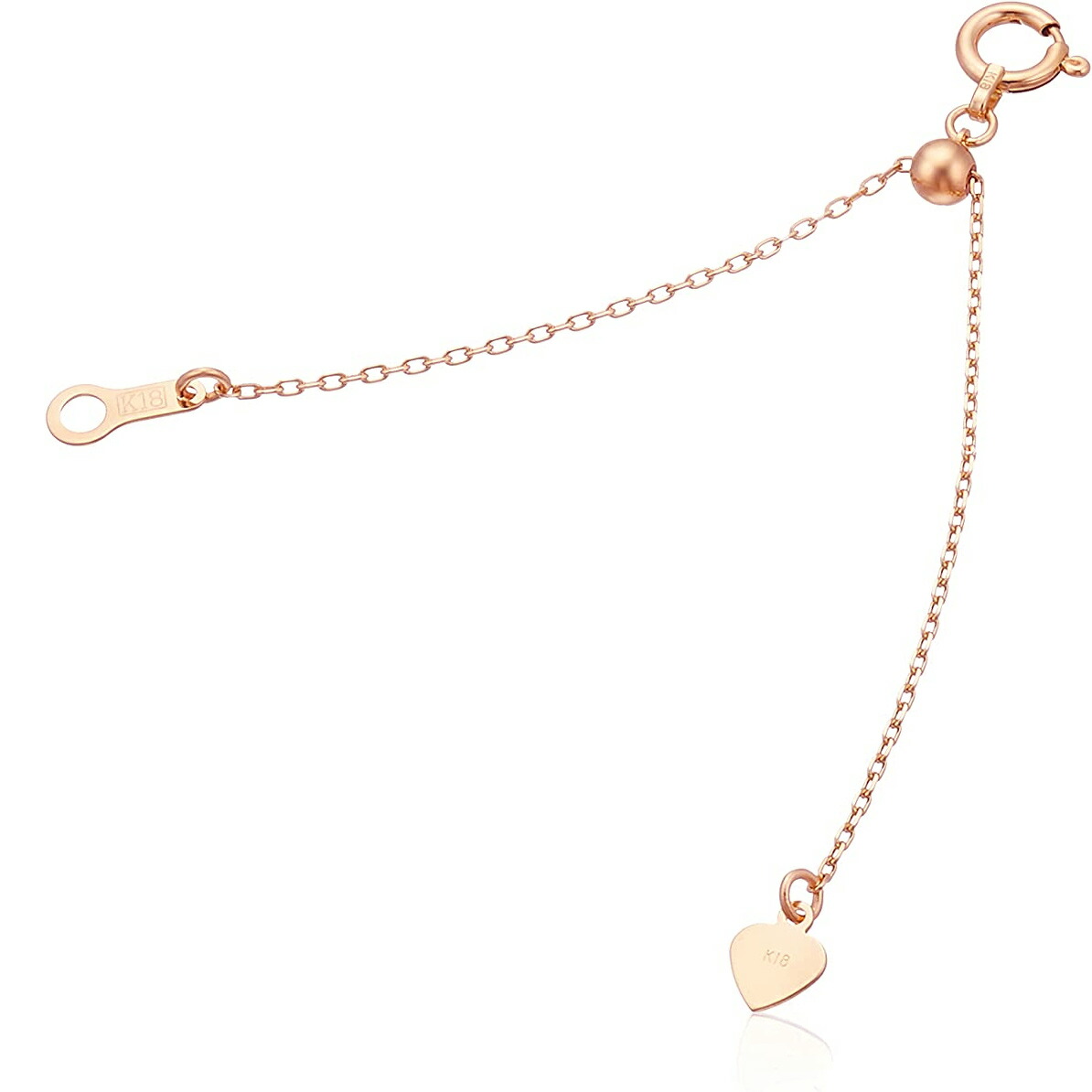 楽天市場】アジャスター スライド K18 18K 18金 あずき 小判 チェーン