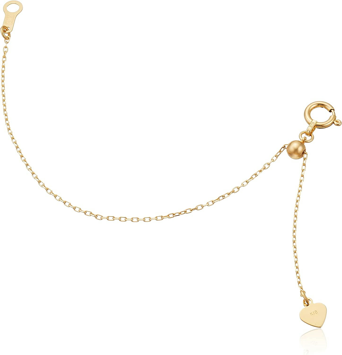 楽天市場】アジャスター スライド K18 18K 18金 あずき 小判 チェーン