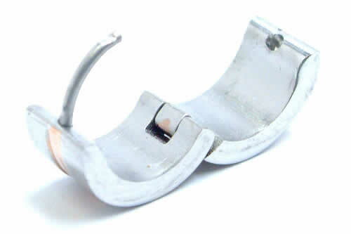 楽天市場】セリーヌフープピアス/1個販売 片耳 シングルピアス 中折れ