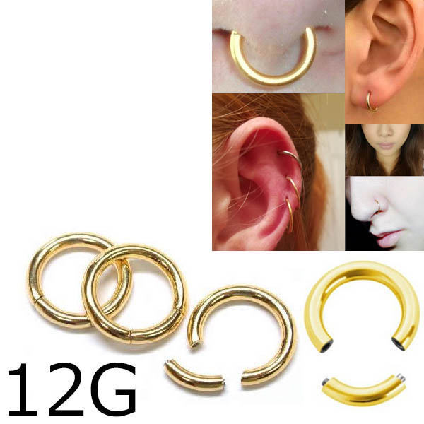 楽天市場】［ 12G リング型 金メッキ ］ゴールド セグメントリング 12