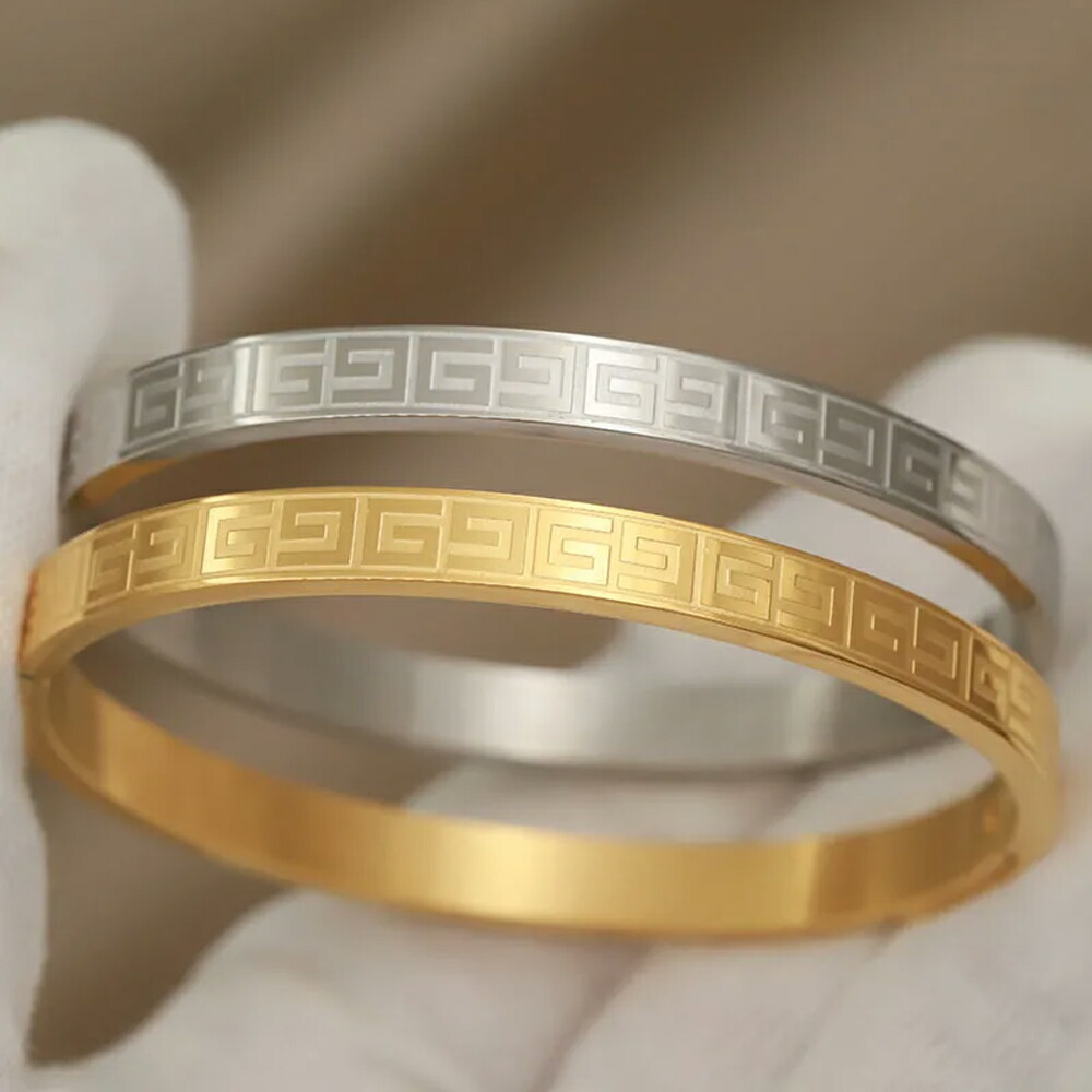 楽天市場】エタニティ ステンレスリングバングル 1個販売 アームレット