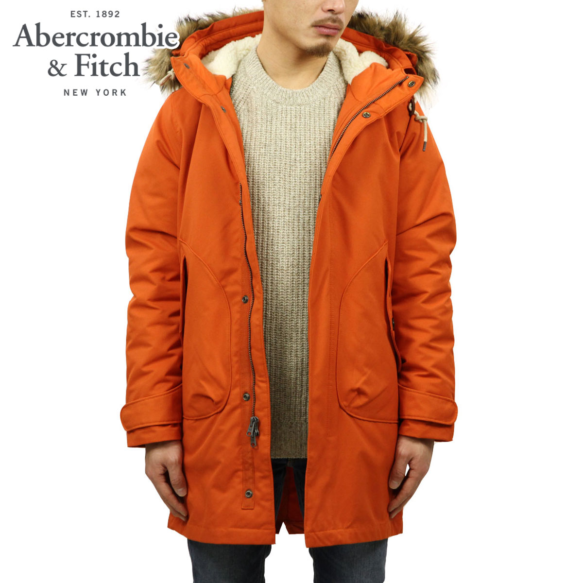 楽天市場】abercrombie&fitch アバクロ モッズコートの通販