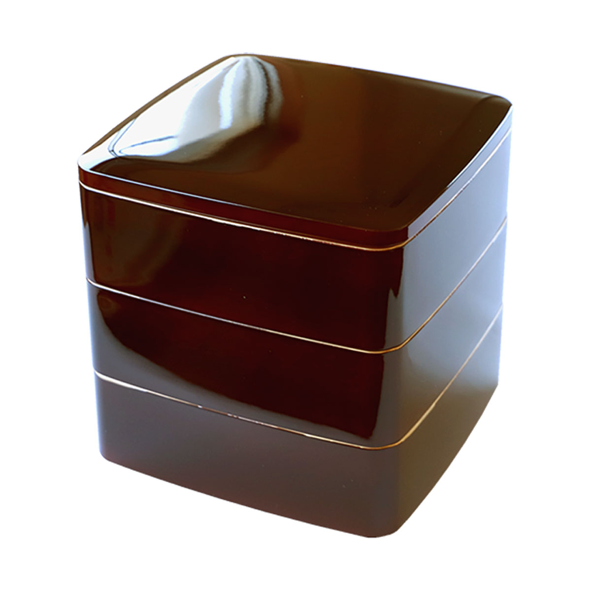 楽天市場】【10％OFF 3/4 20時〜】重箱 3段 6寸 18cm 溜色 朱色 お重