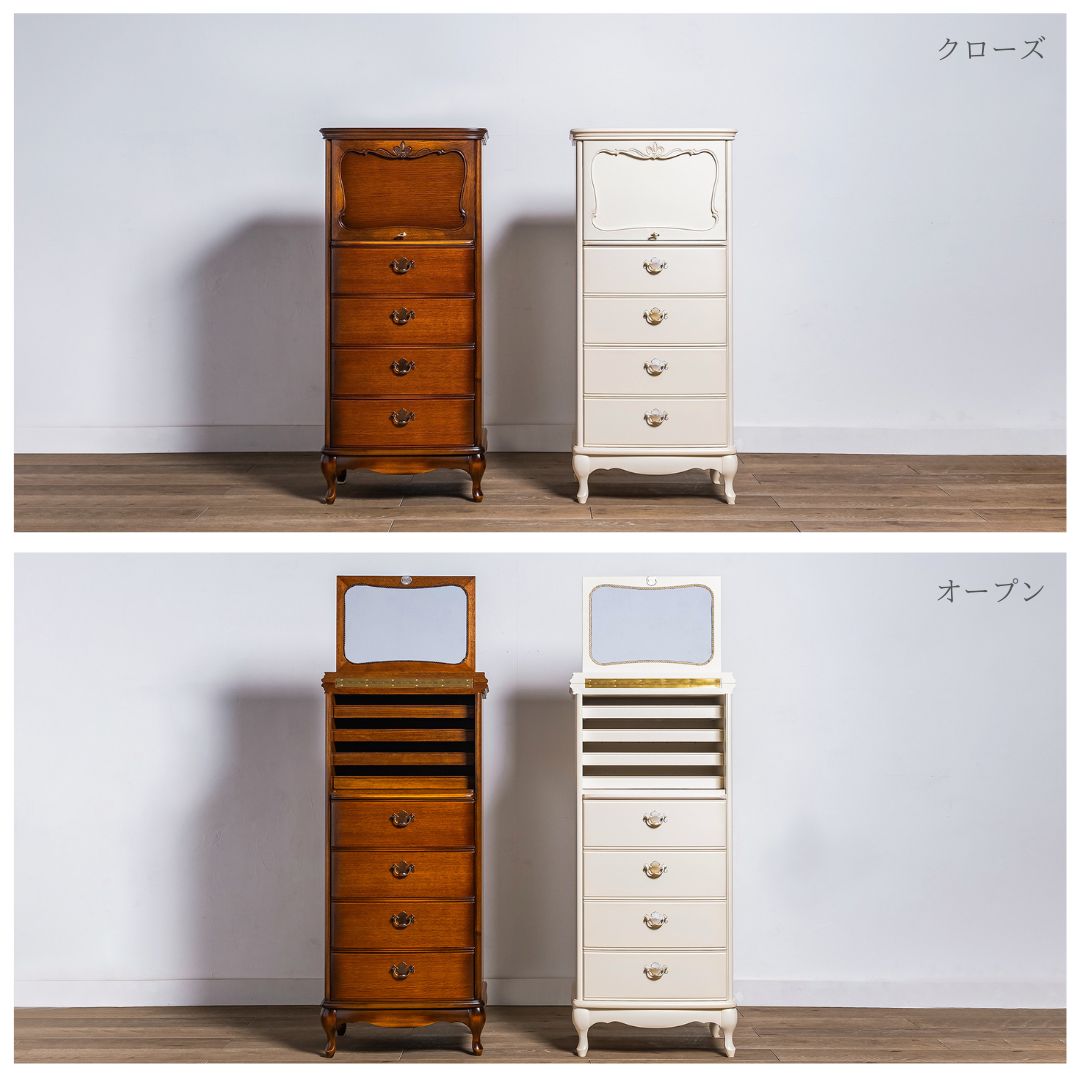 楽天市場】カンティーニュ ジュエリーチェスト 猫脚家具 白い家具