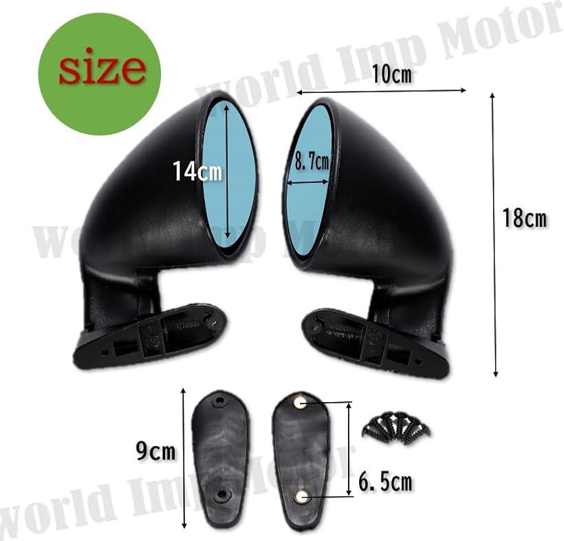 楽天市場】互換品ビタローニ タイプ F1 カリフォルニアン ミラー 左右