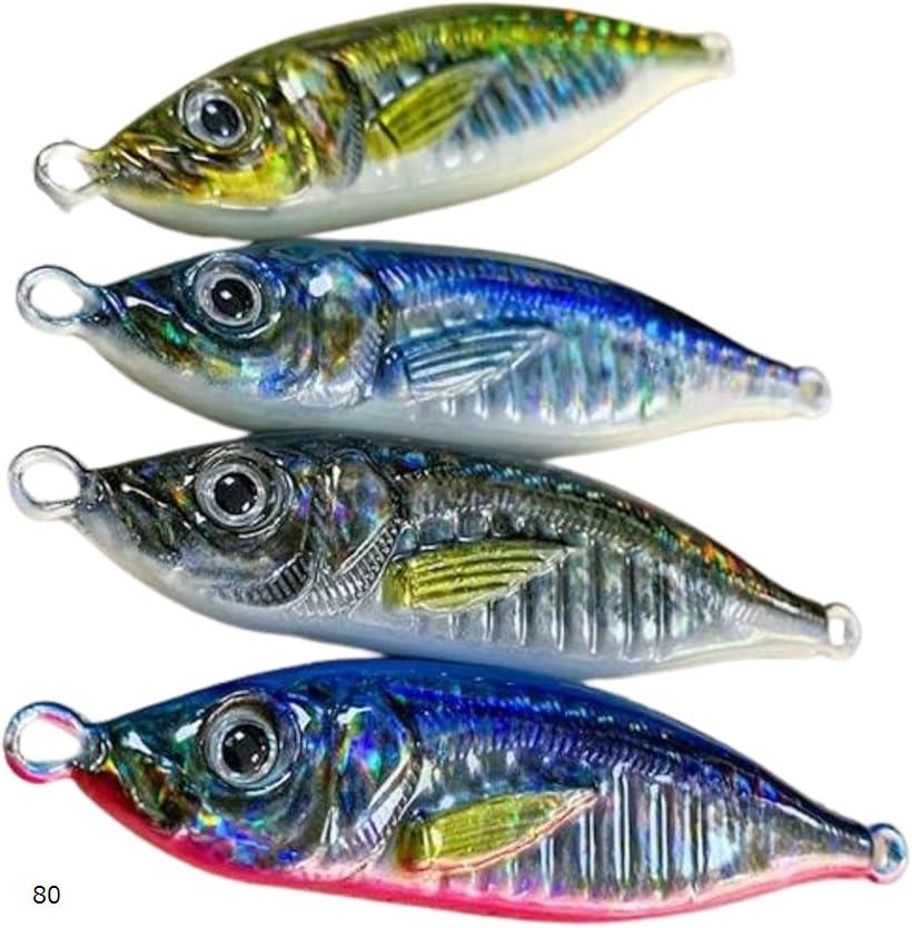 楽天市場】メタルジグ 4個セット 3Dプリンタ ショアジギング 釣り道具