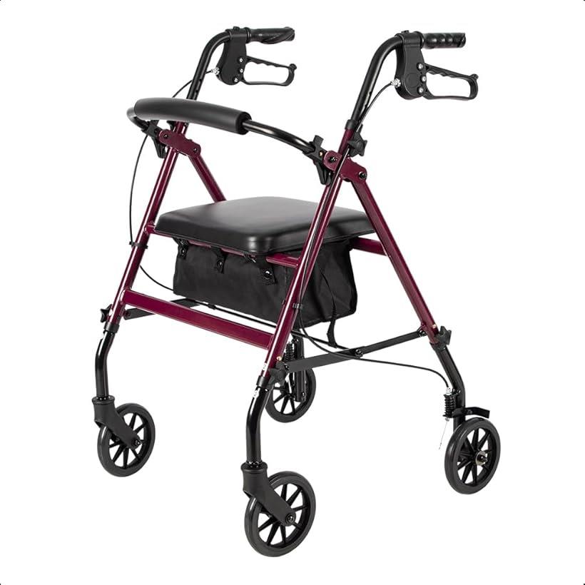 楽天市場】歩行器 高齢者用 室内 屋外 折りたたみ 軽量 四輪 歩行車