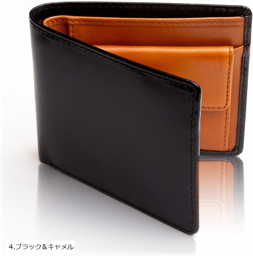 楽天市場】財布 メンズ 2つ折り 二つ折り イタリアンレザー 二つ折り