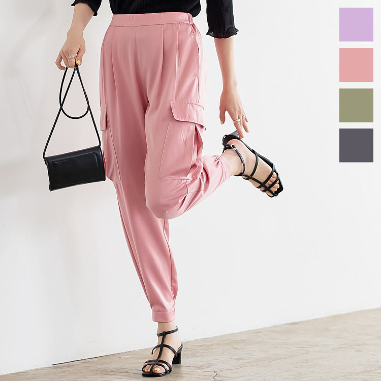 楽天市場】≪ 特別セール ≫ サテンカーゴジョガーパンツ [M3708