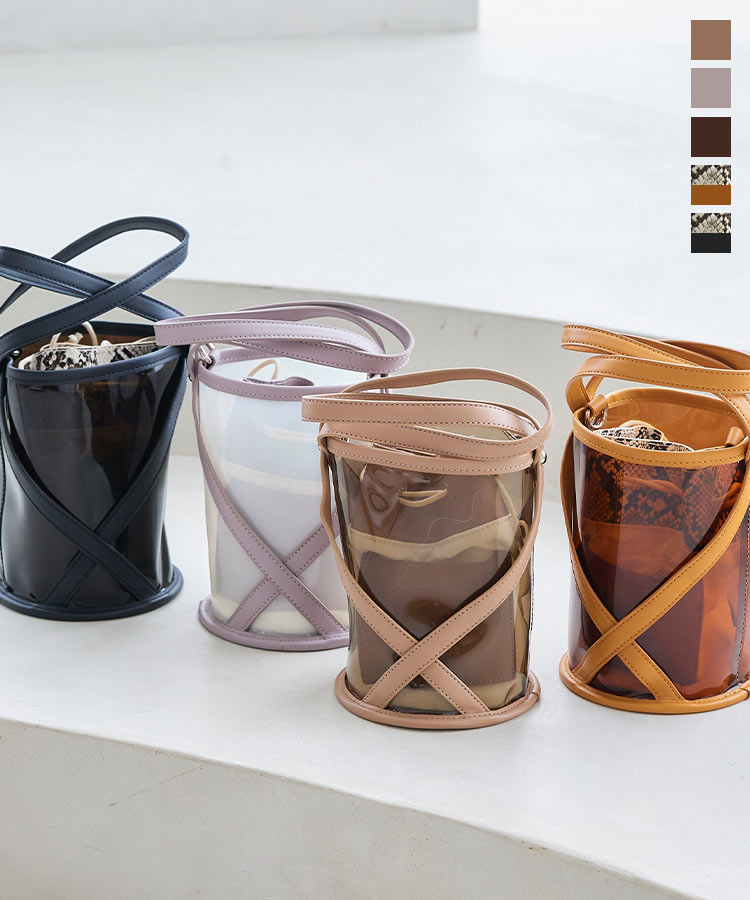 楽天市場】≪ 特別セール ≫ [ 3点セット ] 巾着INクリアクロスバケツ