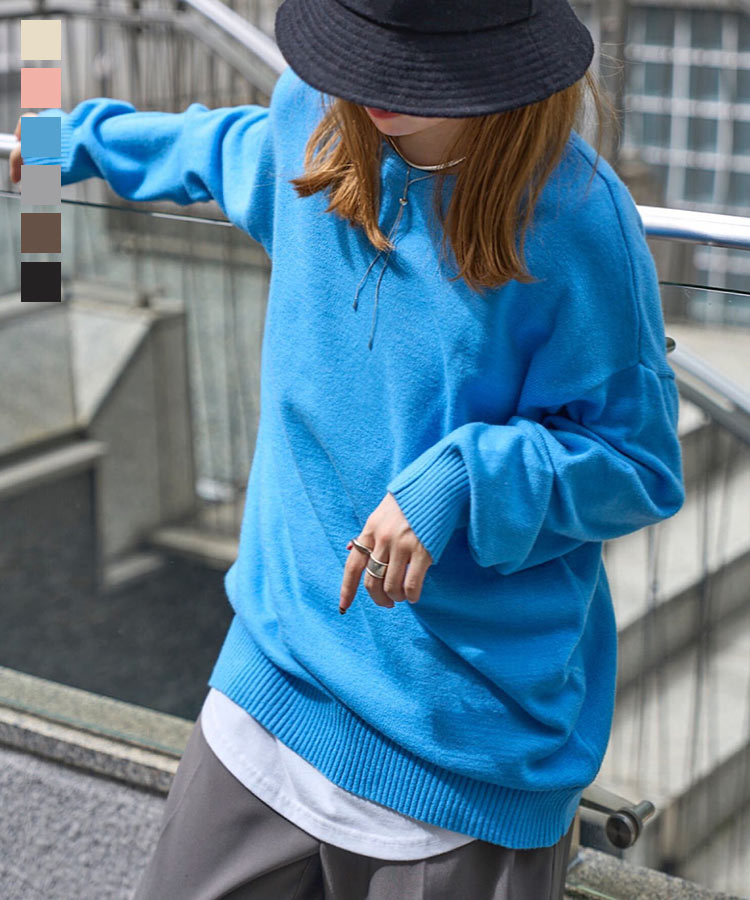 楽天市場】ボートネックorタートルネックもっちりニットチュニック