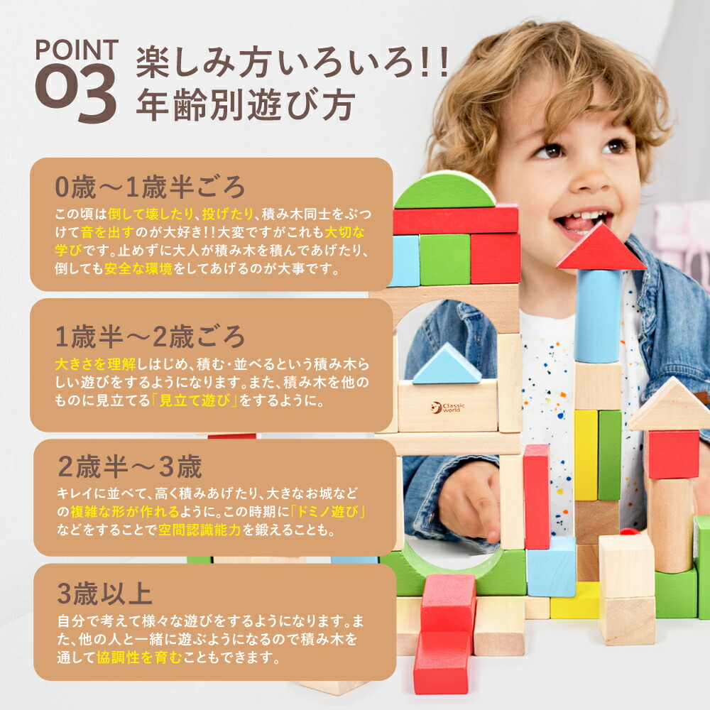 楽天市場】Classic World クラシックワールド ジュニアブロックス 50