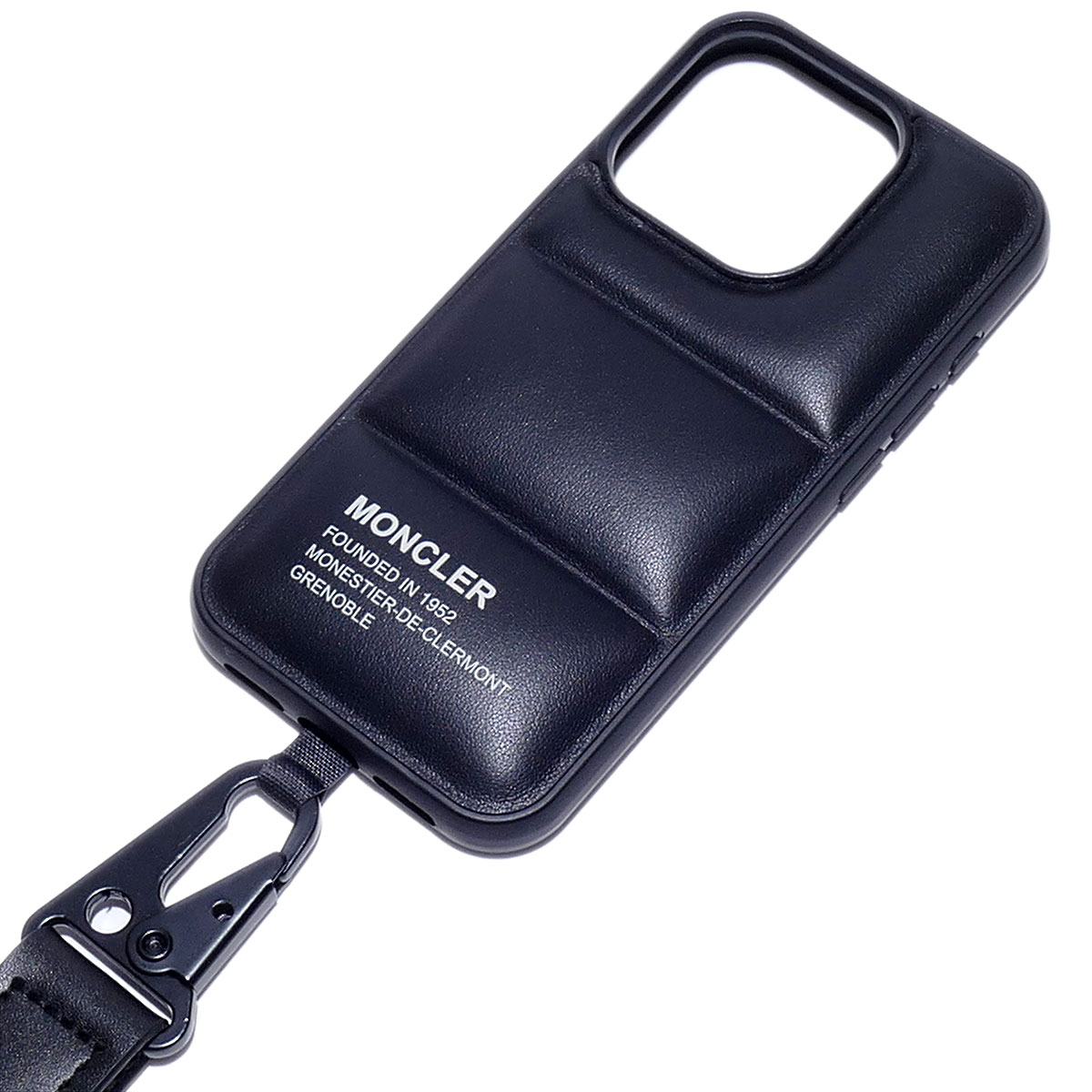 MONCLER LANYARD COO ブラック ケース TG UNI MONCLER LANYARD COO