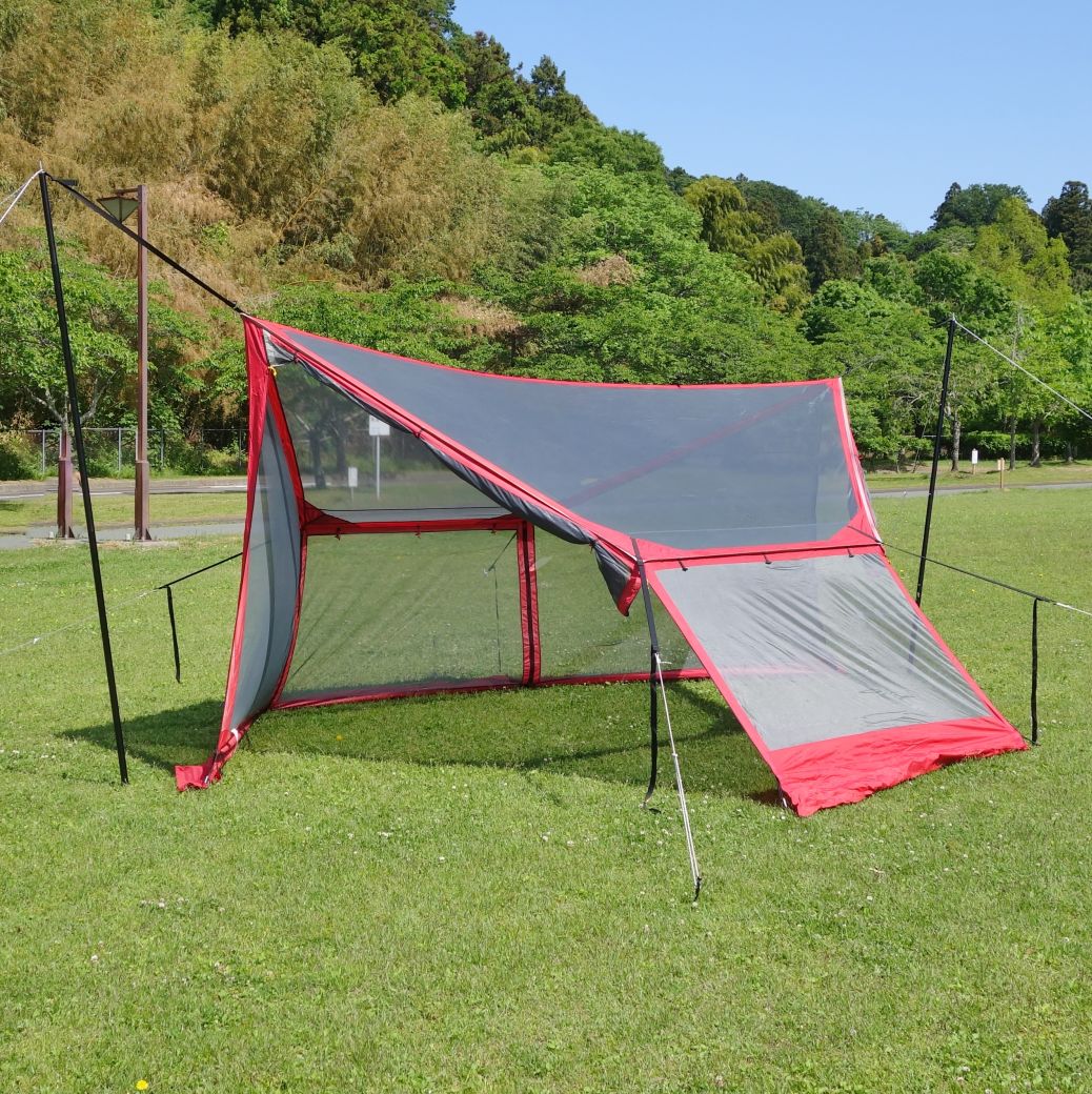 楽天市場】廃盤 スノーピーク snowpeak タープスクリーン ヘキサ L