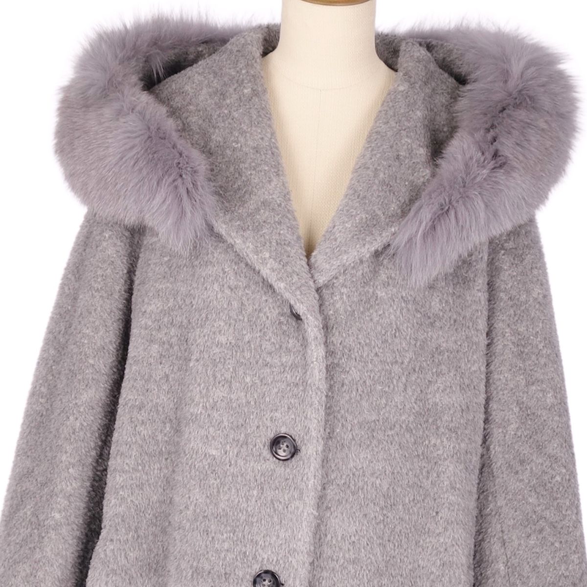 MaxMara グレー ファーコート 【公式通販】