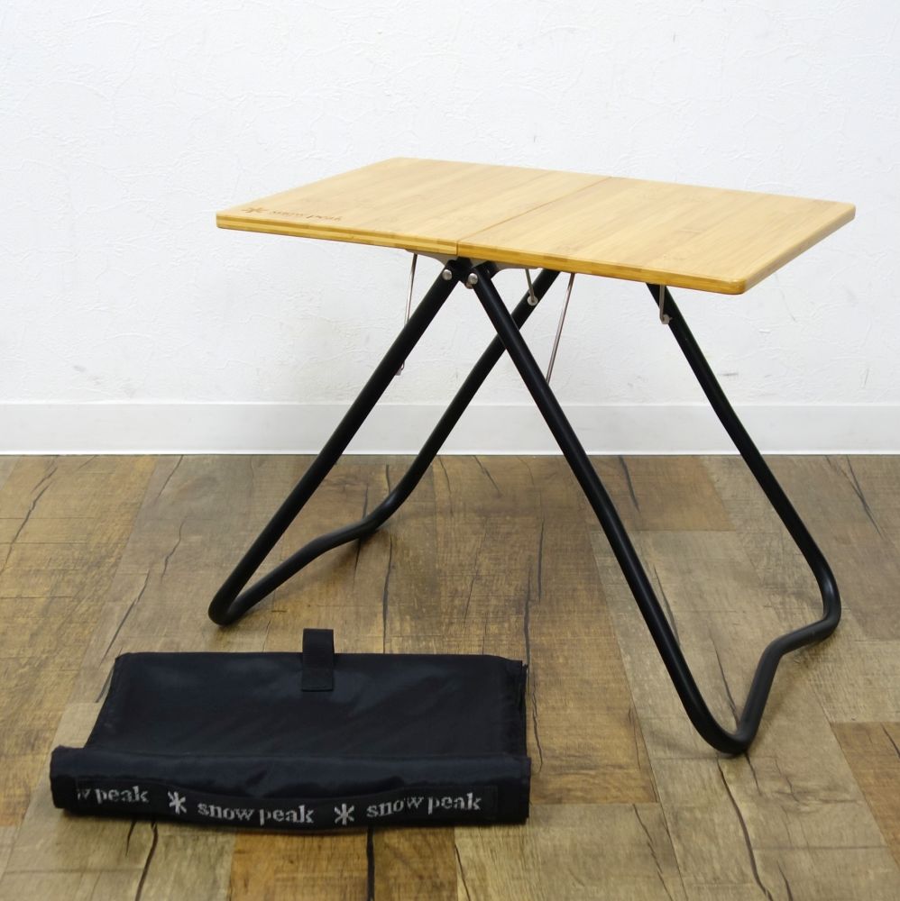楽天市場】スノーピーク snowpeak Myテーブル竹 ブラック FES-132 雪峰