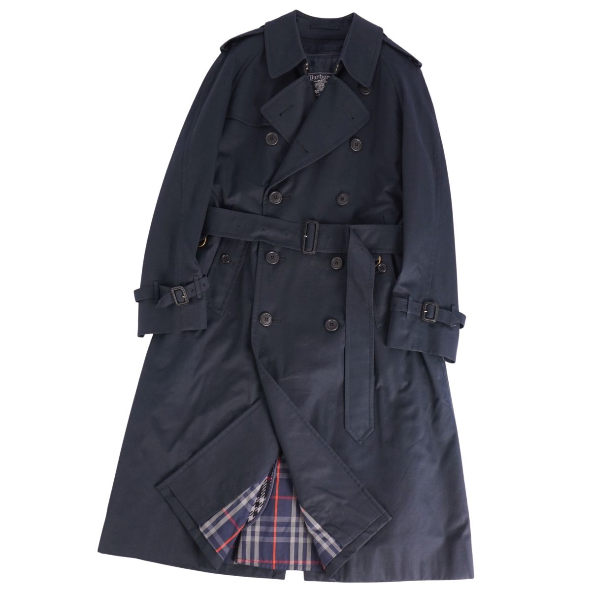 ✨美品 バーバリー トレンチコート ライナー付 玉蟲色 メンズ 2WAY L