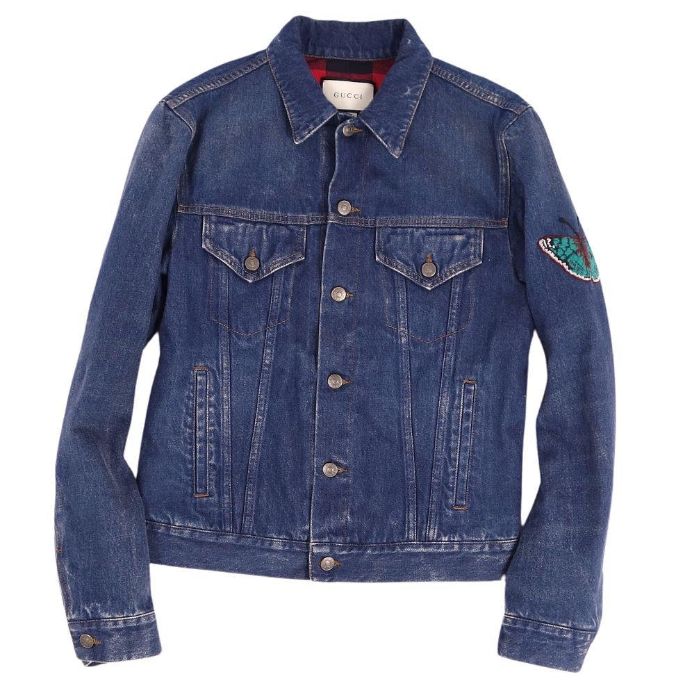 楽天市場】グッチ GUCCI ジャケット デニムジャケット Gジャン トラ
