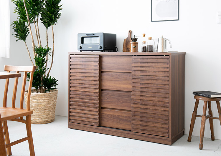 楽天市場】キャビネット 幅120cm【収納 おしゃれ キャビネット 北欧