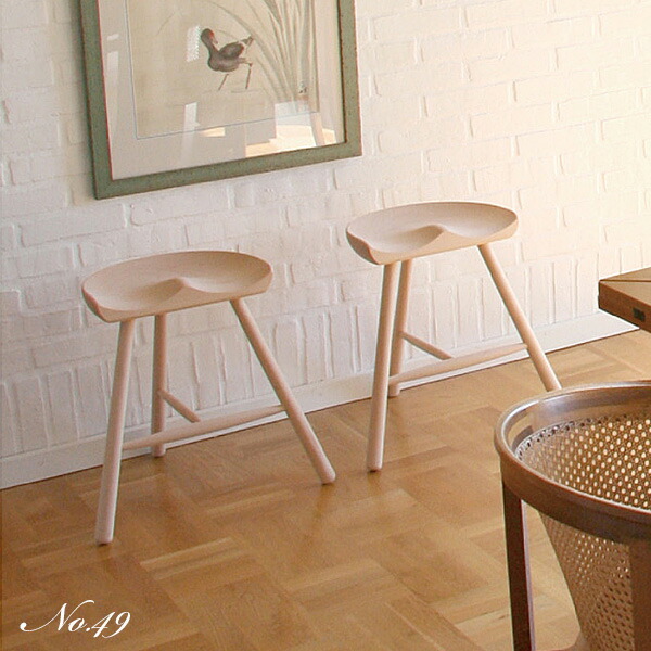楽天市場】シューメーカーチェア スツールNo.49 無塗装 Shoemaker